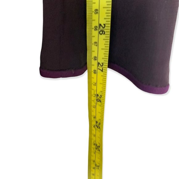 Lida Baday Purple Mock Neck Long Sleeve Dress Large - Picture 7 of 16